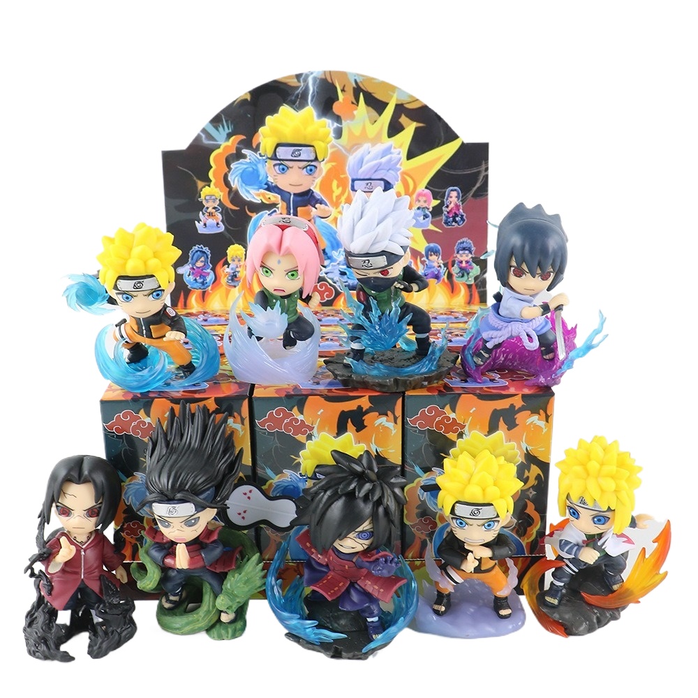 Anime Merchandise For Kids - Набор из 9 фигурок Наруто в