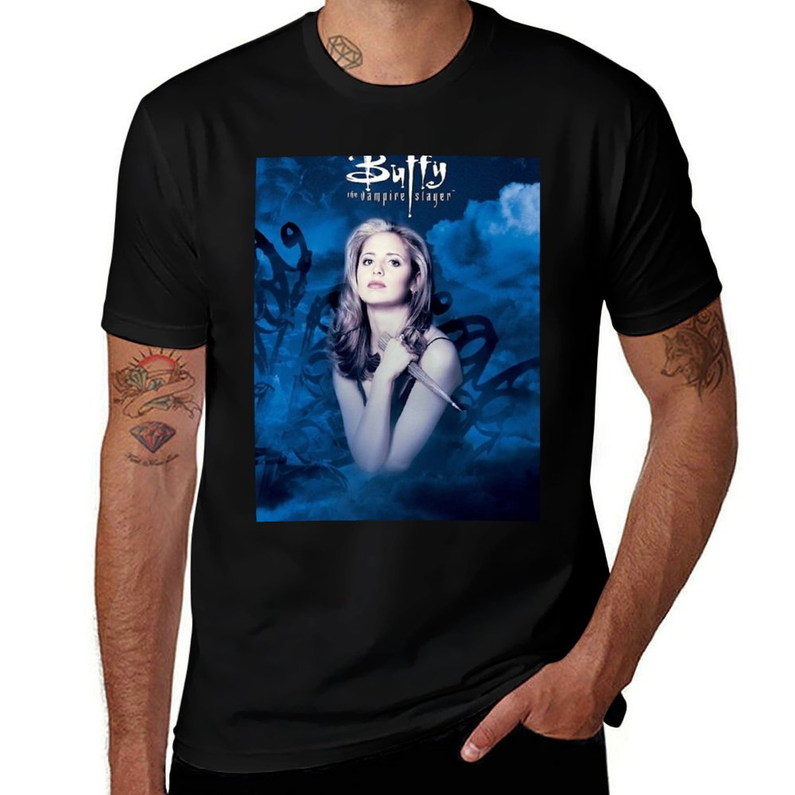 Anime Merchandise T Shirt - Футболка Buffy Merchandise, футболка с аниме,