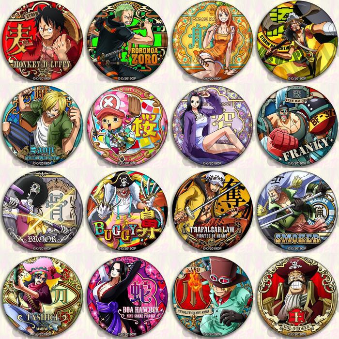 Luffy Anime Merchandise - Цельный набор значков в стиле аниме