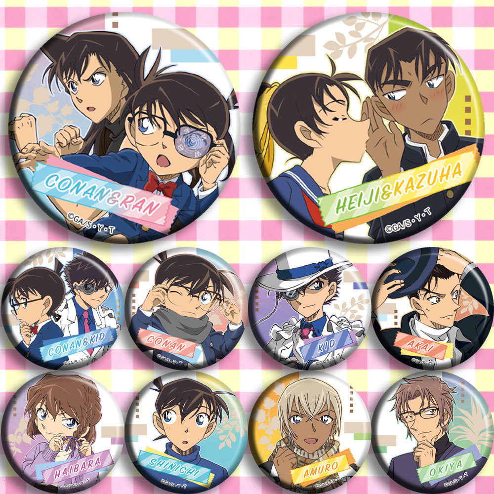 Anime Merchandise For Kids - Детектив Конан Кайто Kid аниме значок