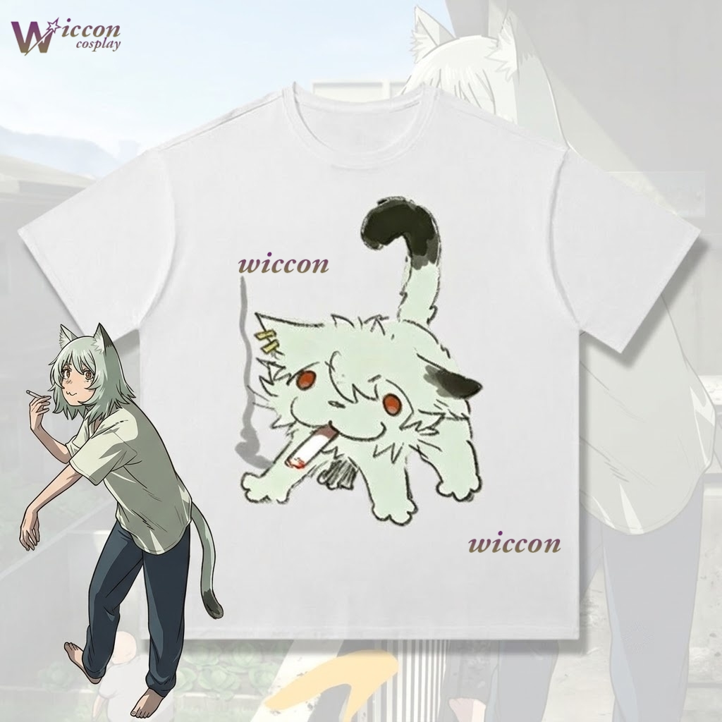 Футболка YesOk Chainsmoker Cat – обзор и цена Anime Merchandise T Shirt