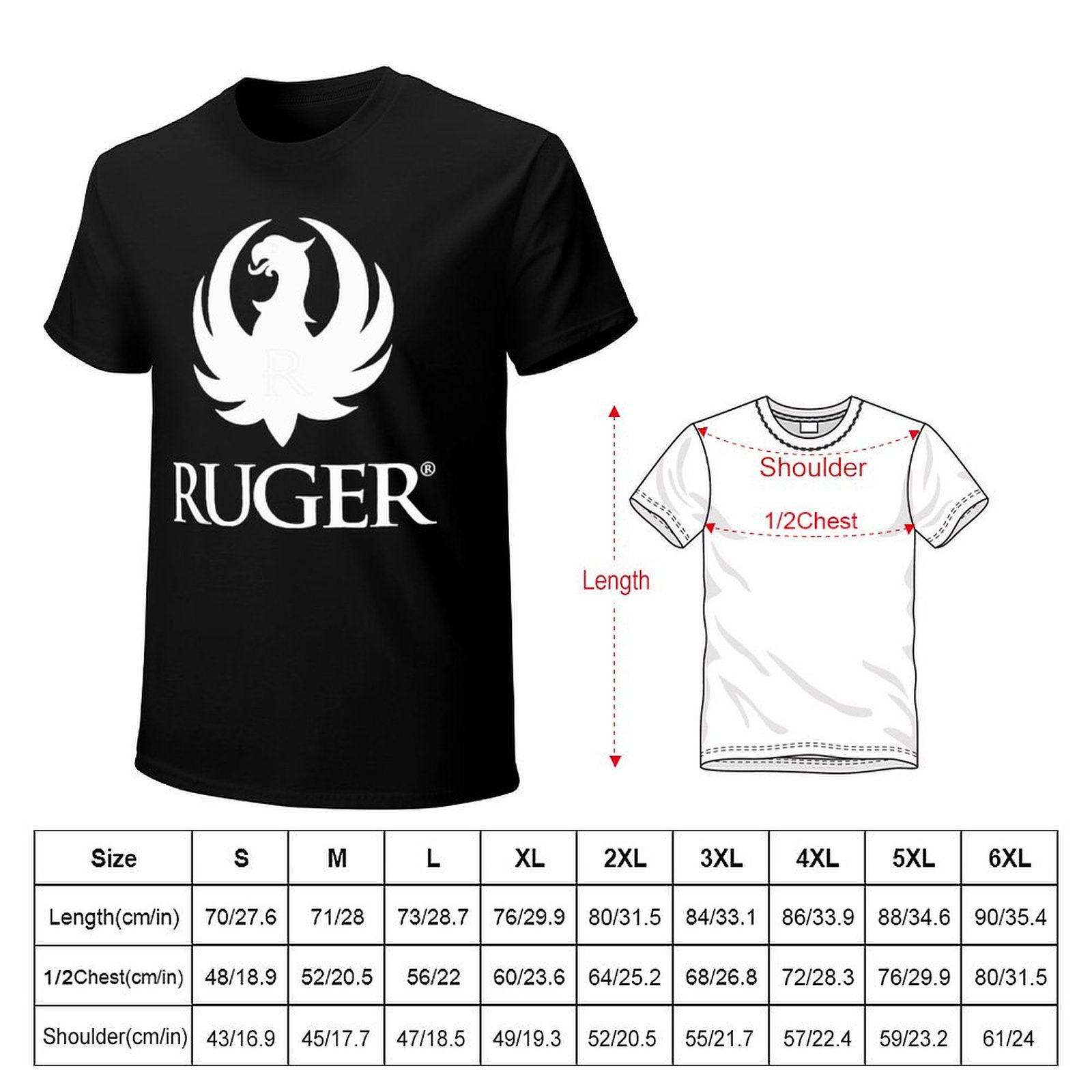 Футболка с логотипом R.uger, а – обзор и цена Anime Merchandise T Shirt